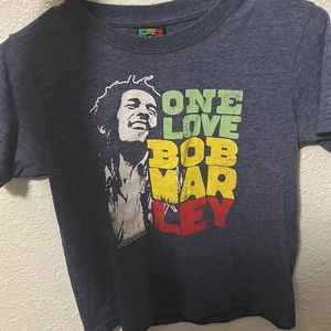 One love- bob marley 10-12 kids shirt